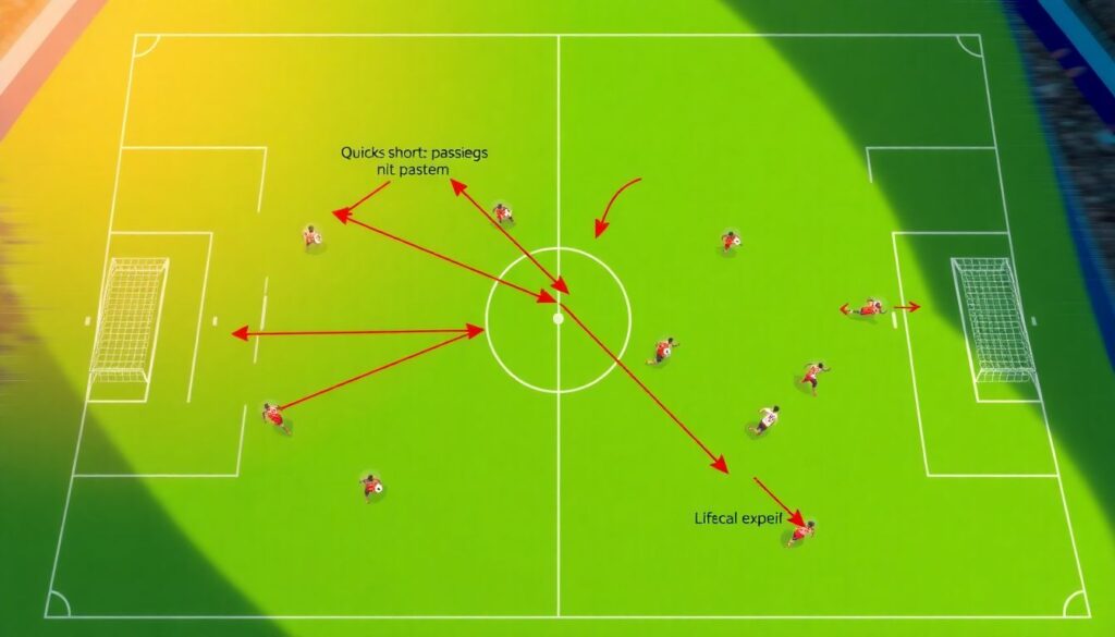 Элементы футбольной поэзии: как ритм передачи влияет на гол - иллюстрация