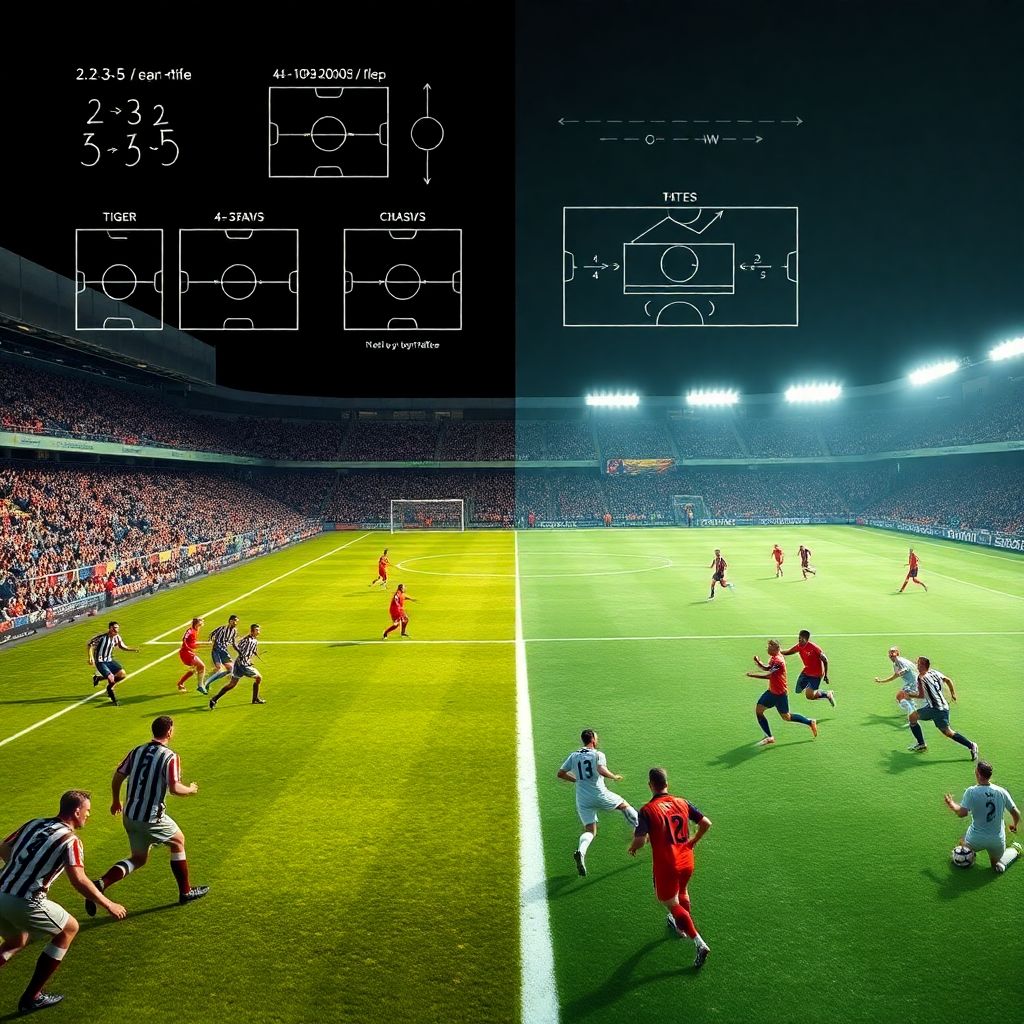 Эволюция футбольной тактики: от системы «тигр» до современных схем