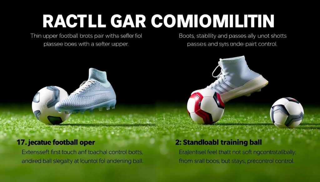 Как выбрать экипировку для эстетики футбола: ботинки и мяч - иллюстрация