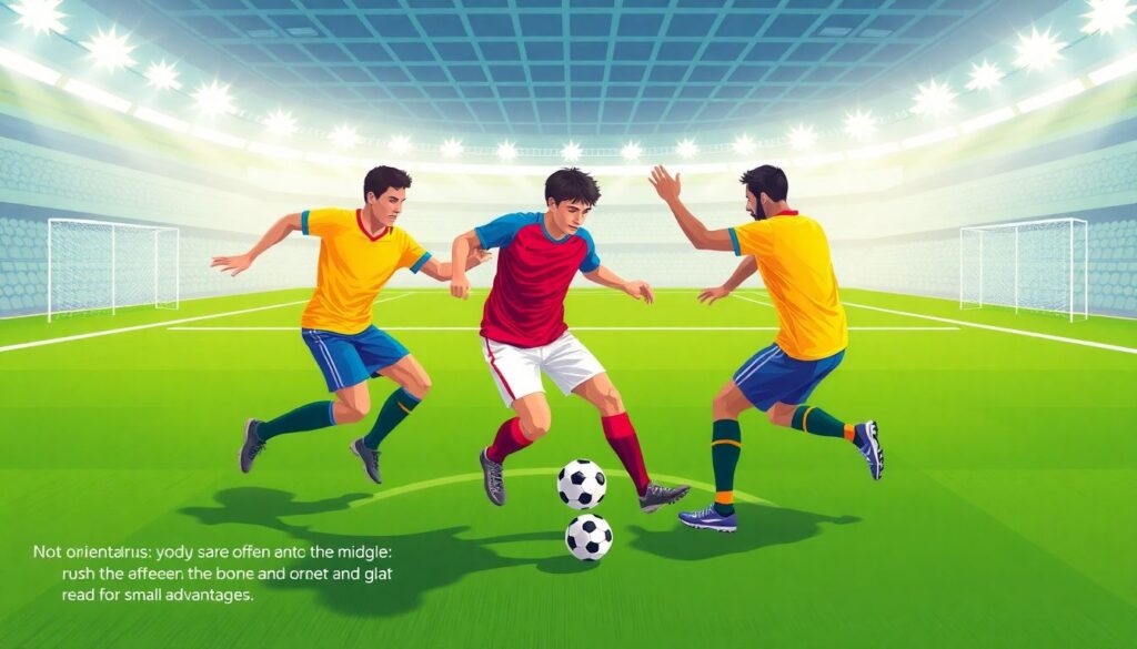 Финты против прессинга: как обыграть двух защитников - иллюстрация