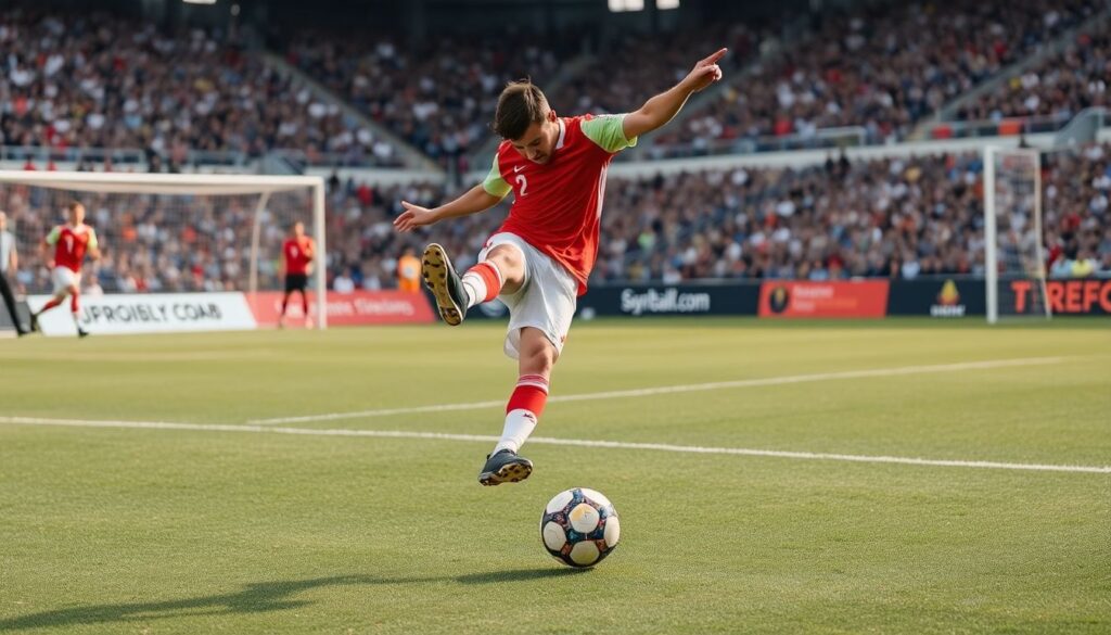 Эстетика штрафной: красивые дуги и точные удары - иллюстрация