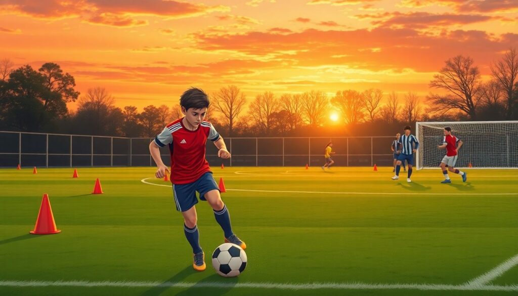 Футбол без суеты: минимализм в технике - иллюстрация