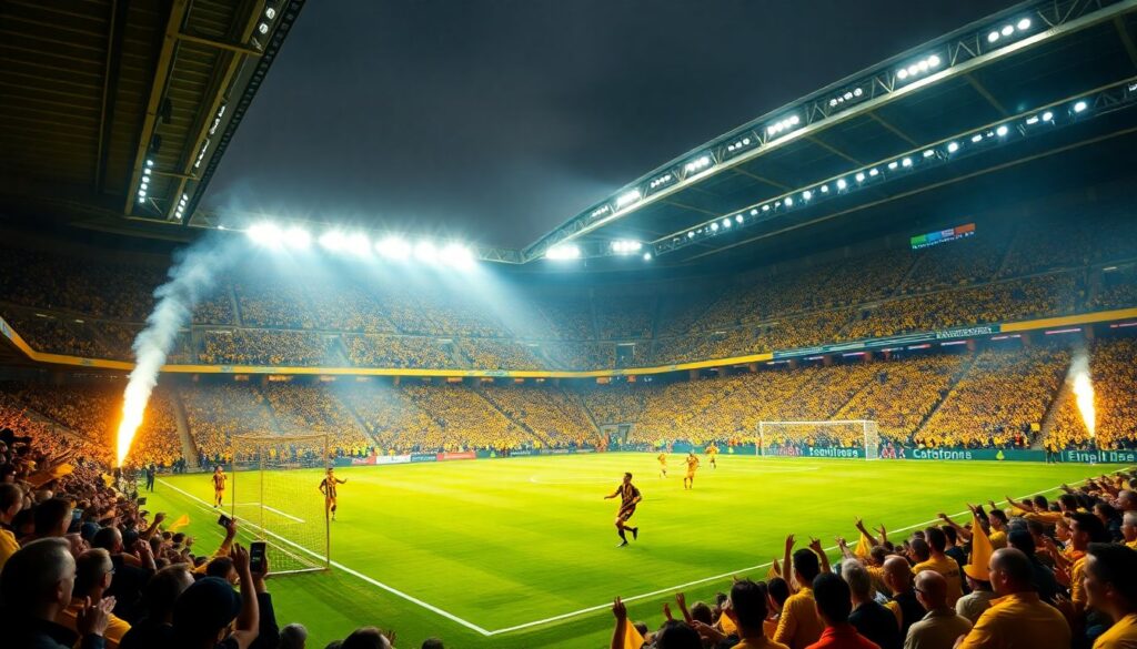 Влияние зала на эстетику: атмосферные голы - иллюстрация