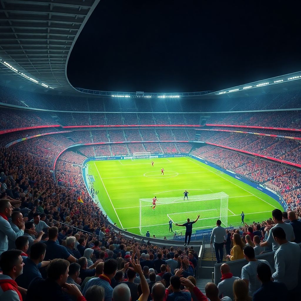 Влияние зала на эстетику футбола и атмосферные голы