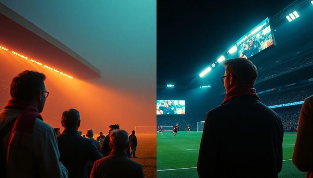 Голевые сцены в культовых матчах - иллюстрация