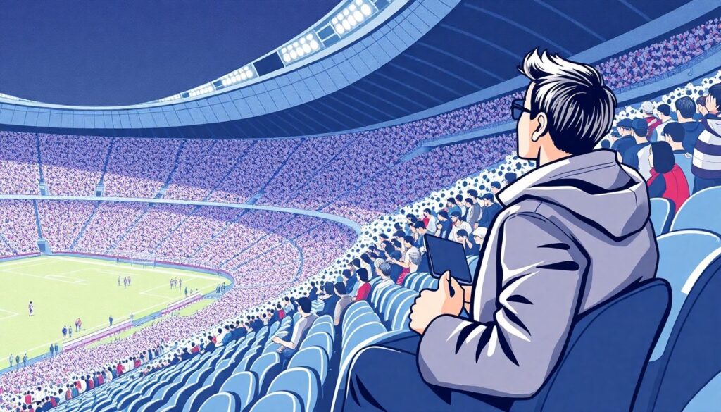 Энергия трибун: как эмоции влияют на стиль - иллюстрация