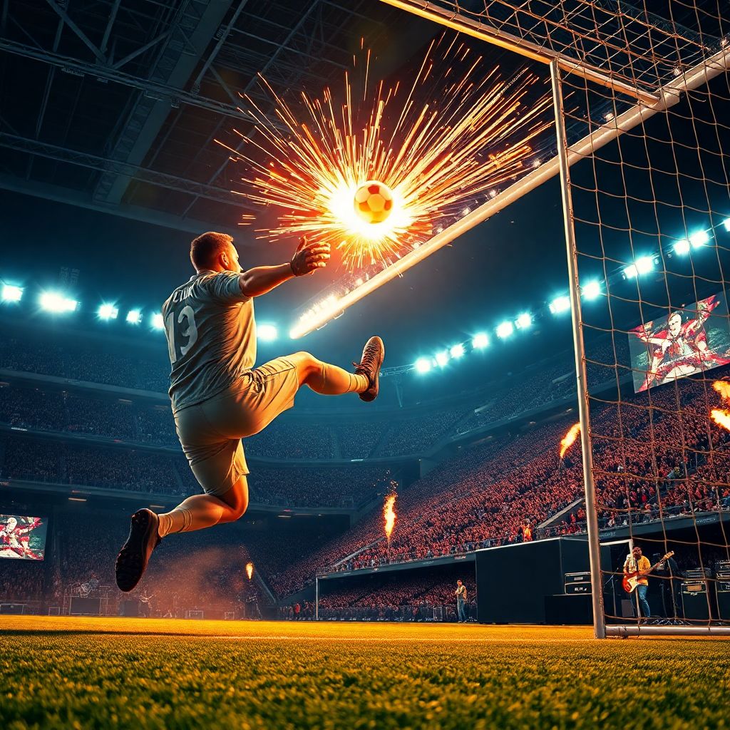 Голы в стиле рок-музыки: как громкость и точность ударов меняют игру