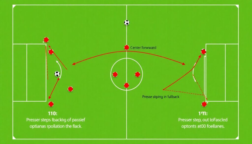 Стратегия прессинга и контр-атак под элегантность - иллюстрация