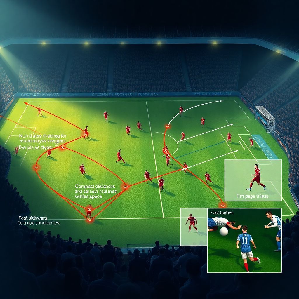 Стратегия прессинга и контр-атак под элегантность в современном футболе