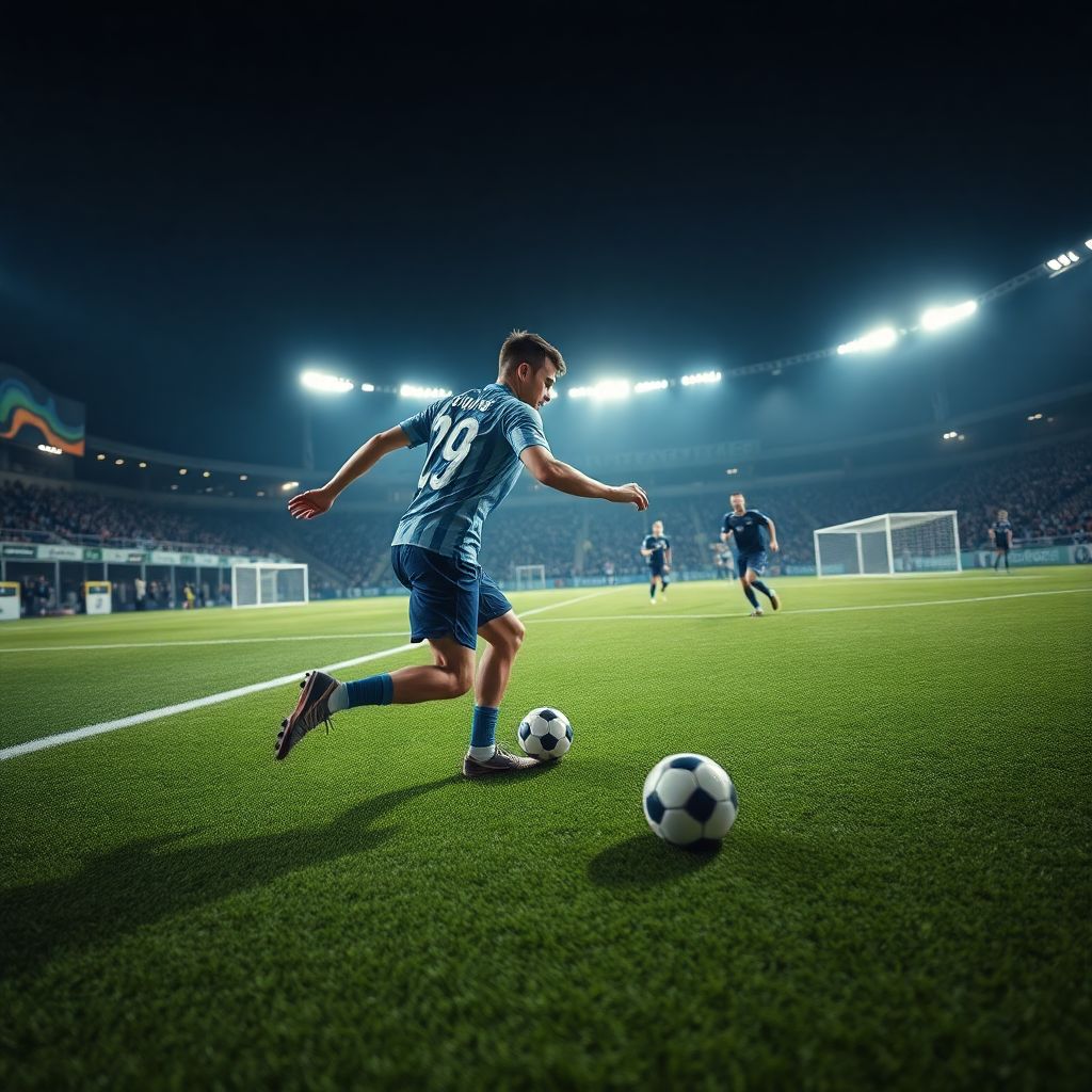 Особенности художественной подачи финтов на видео для зрелищного футбольного контента