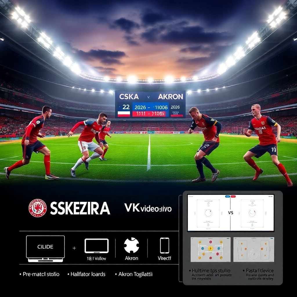 ЦСКА – «Акрон» онлайн: прямая трансляция матча 22 января 2026 на Vk Видео